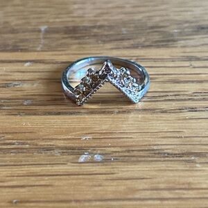 Elegant Silver and Gold Women's Ring